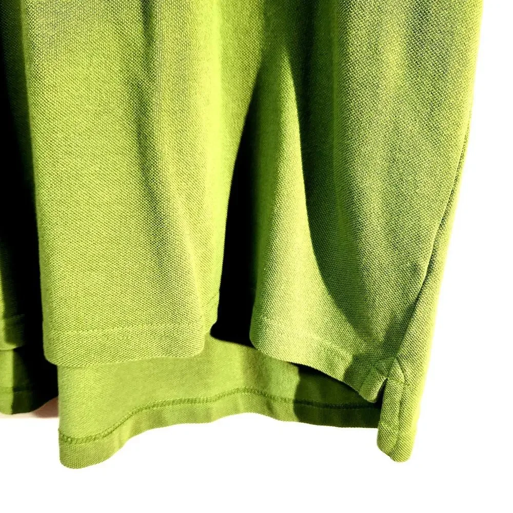 J. Crew Factory Long Green Polo Shirt Size XXL 100% Cotton New Unworn Classic